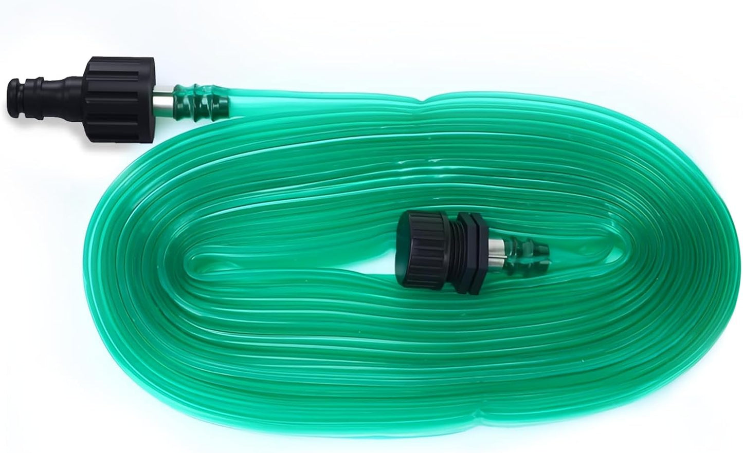 50FT Linkable Flat Soaker Hose - Efficient Drip Irrigation, Save 80% Water, Leakproof and Easy to Install,Perfect for Gardens Vegetable Flower Beds, Shrubs, and Trees